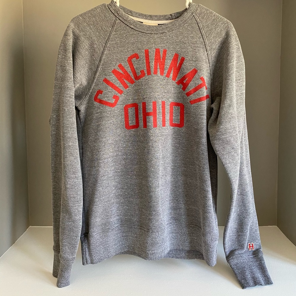 Cincinnati Ohio Homage Sweater Cincinnati Reds